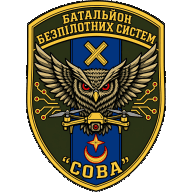 Емблема: Батальйон безпілотних систем «Сова» 76 ОМБр