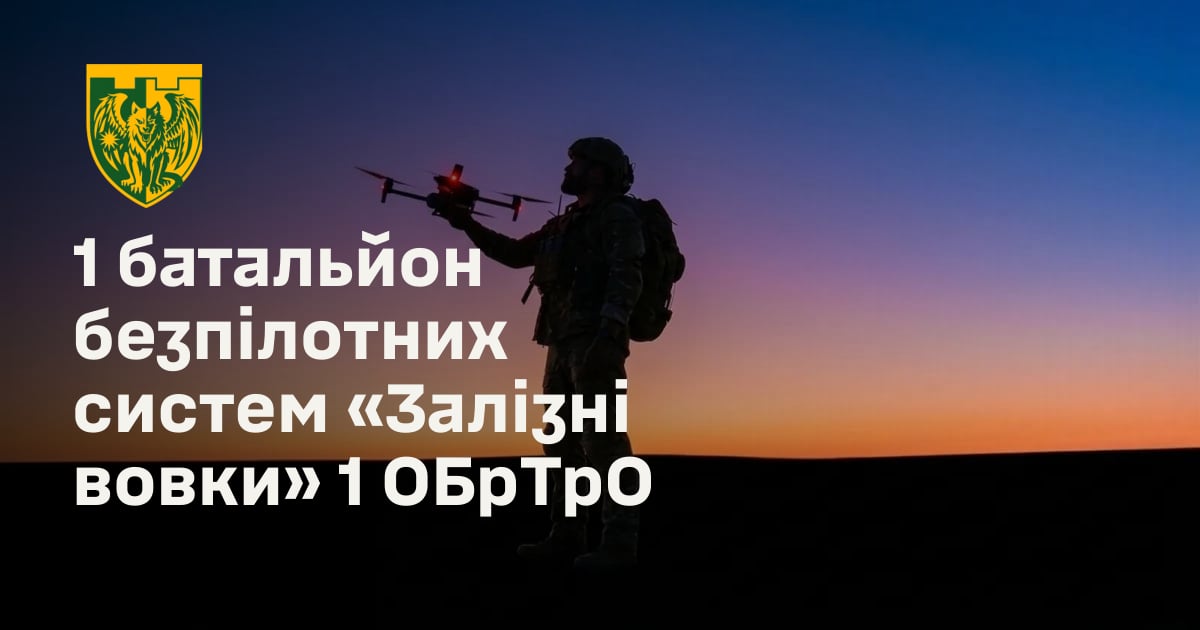 1 батальйон безпілотних систем «Залізні вовки» 1 ОБрТрО