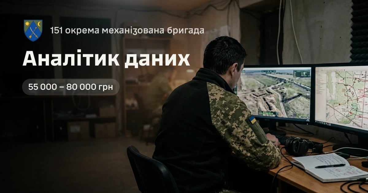Аналітик даних — 151 окрема механізована бригада