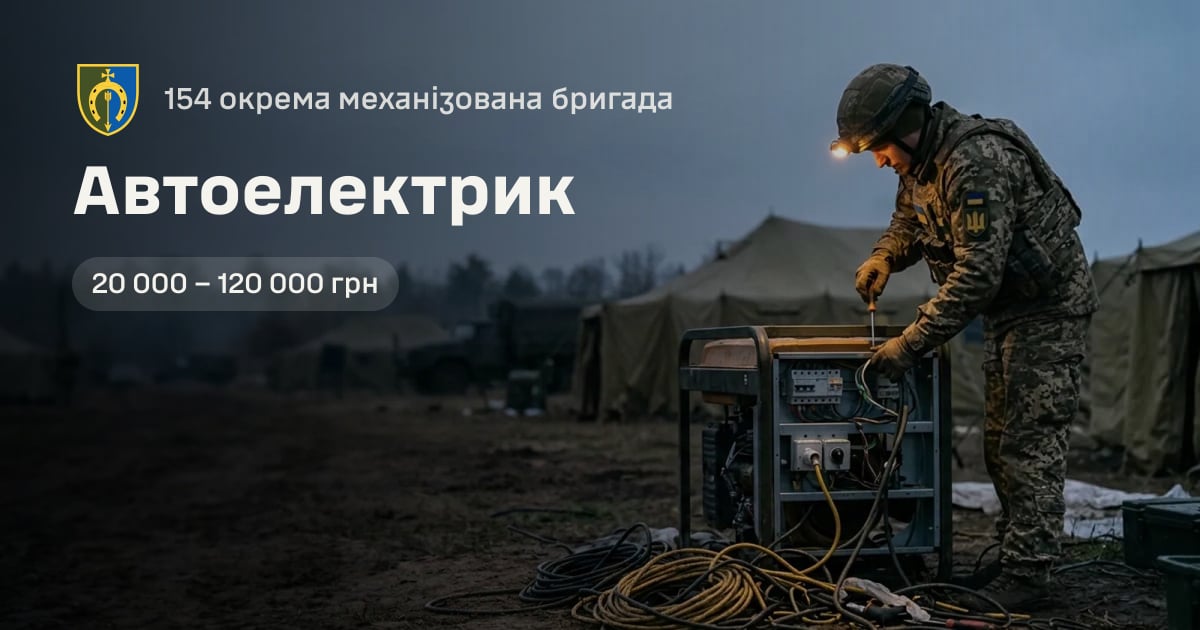 Автоелектрик — 154 окрема механізована бригада