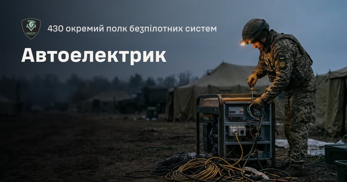 Автоелектрик — 430 окремий полк безпілотних систем