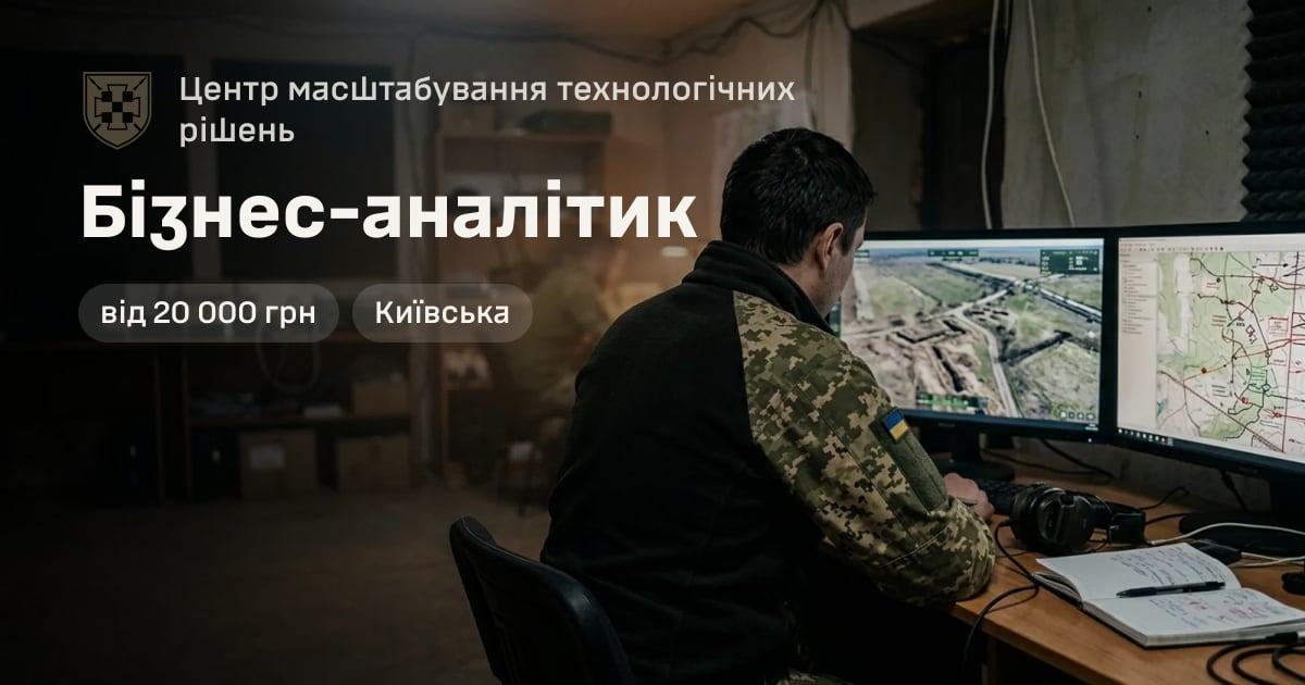 Бізнес-аналітик — Центр масштабування технологічних рішень
