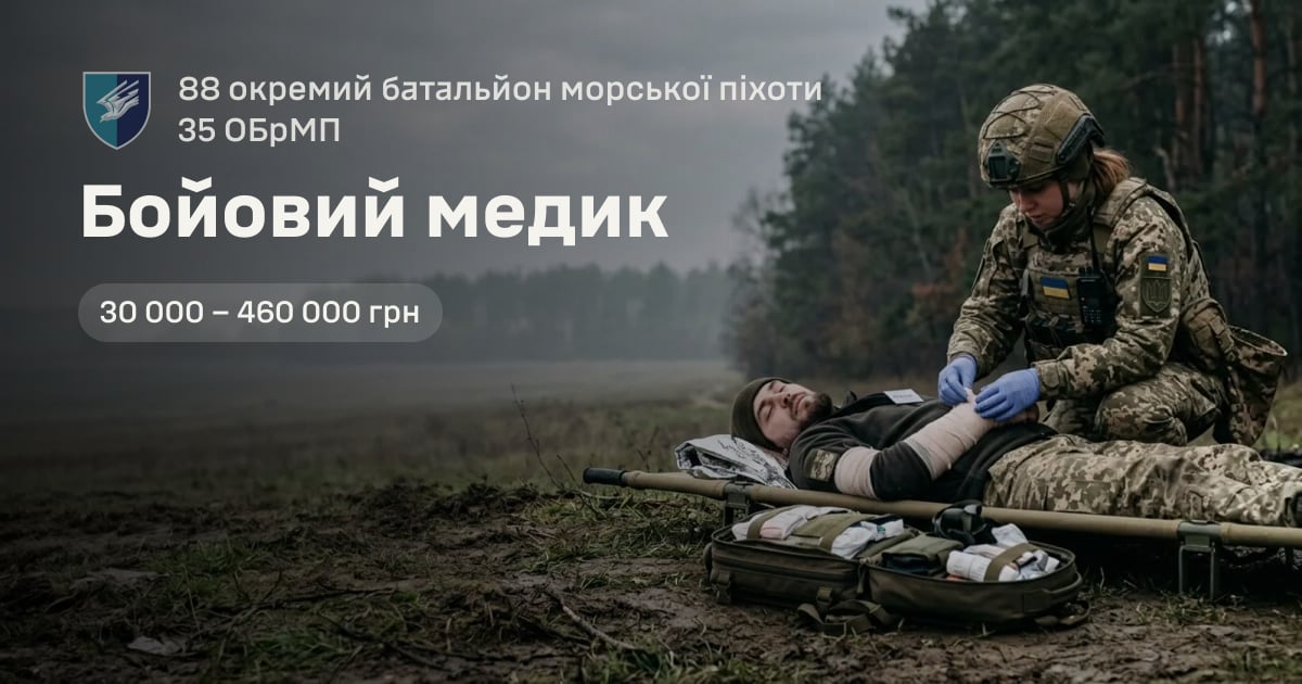 Бойовий медик — 88 окремий батальйон морської піхоти 35 ОБрМП