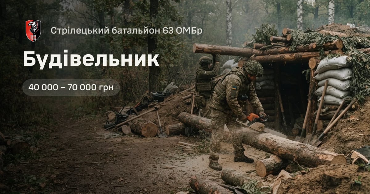 Будівельник — Стрілецький батальйон 63 ОМБр