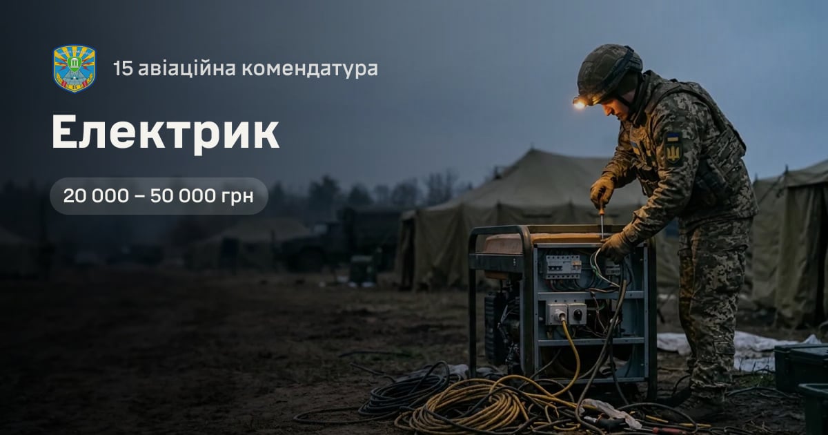 Електрик — 15 авіаційна комендатура