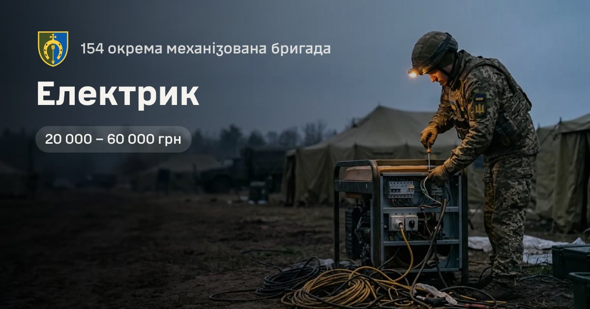 Електрик — 154 окрема механізована бригада