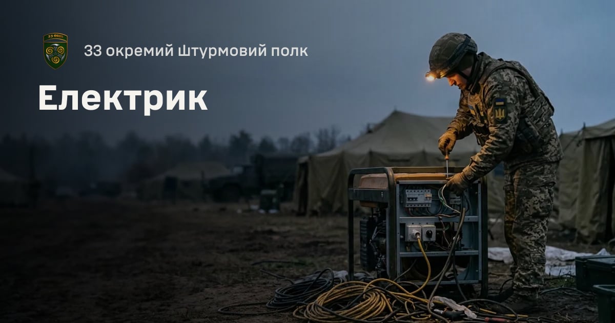 Електрик — 33 окремий штурмовий полк