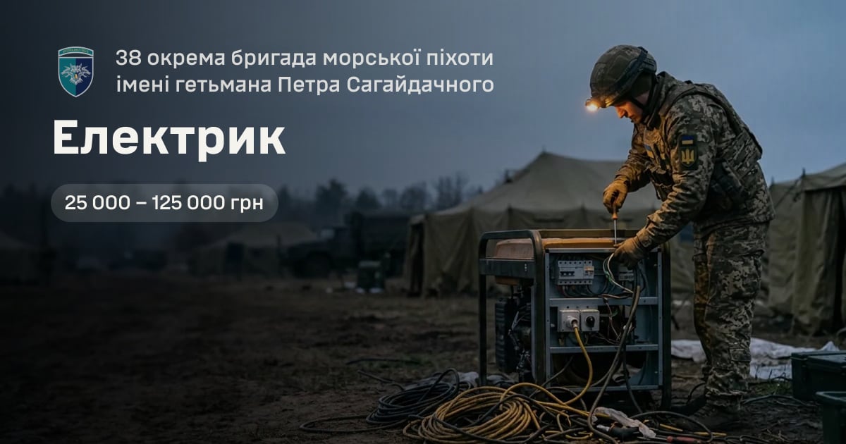 Електрик — 38 окрема бригада морської піхоти імені гетьмана Петра Сагайдачного