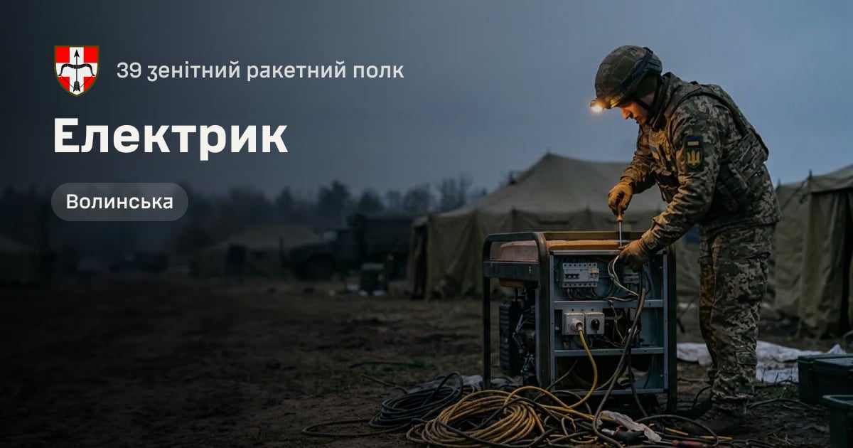 Електрик — 39 зенітний ракетний полк