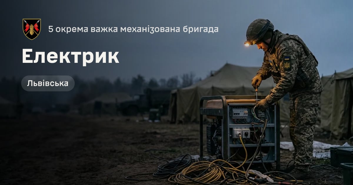 Електрик — 5 окрема важка механізована бригада