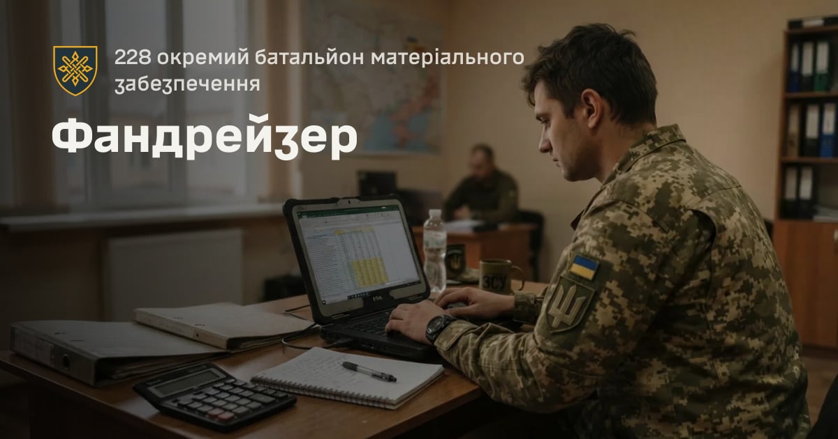 Фандрейзер — 228 окремий батальйон матеріального забезпечення