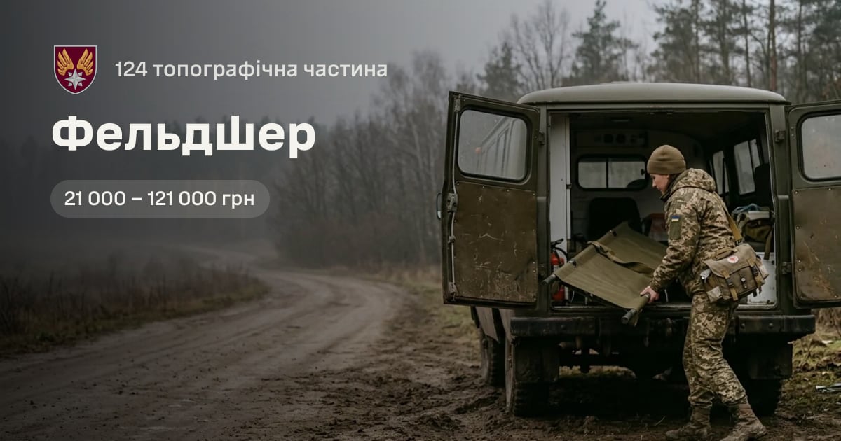 Фельдшер — 124 топографічна частина