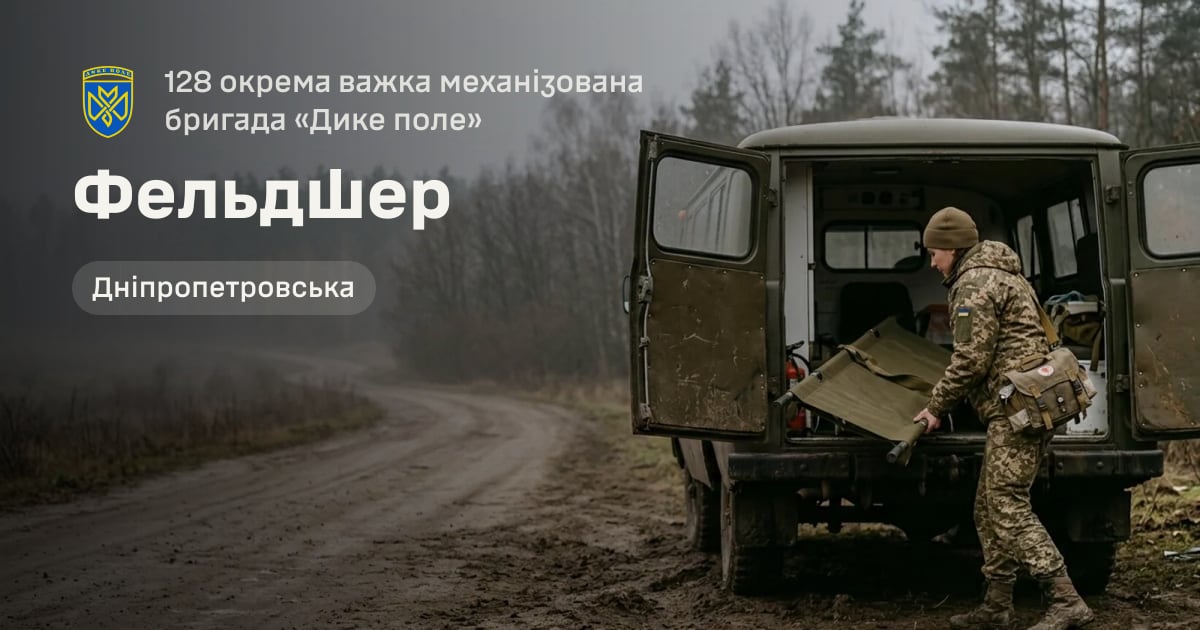 Фельдшер — 128 окрема важка механізована бригада «Дике поле»