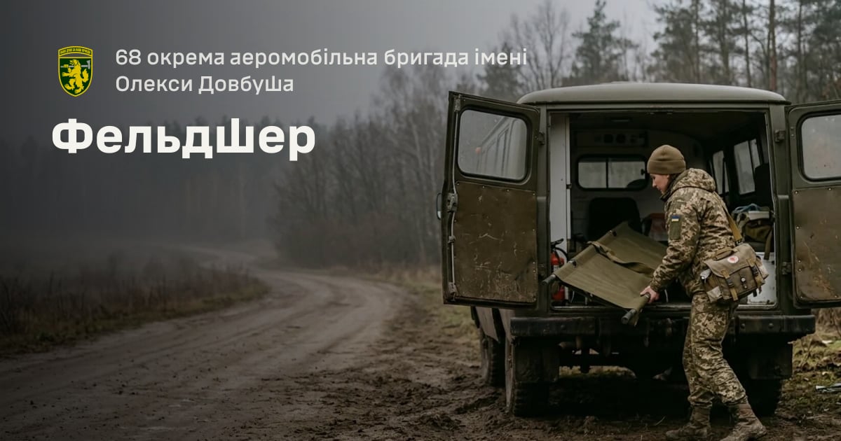 Фельдшер — 68 окрема аеромобільна бригада імені Олекси Довбуша