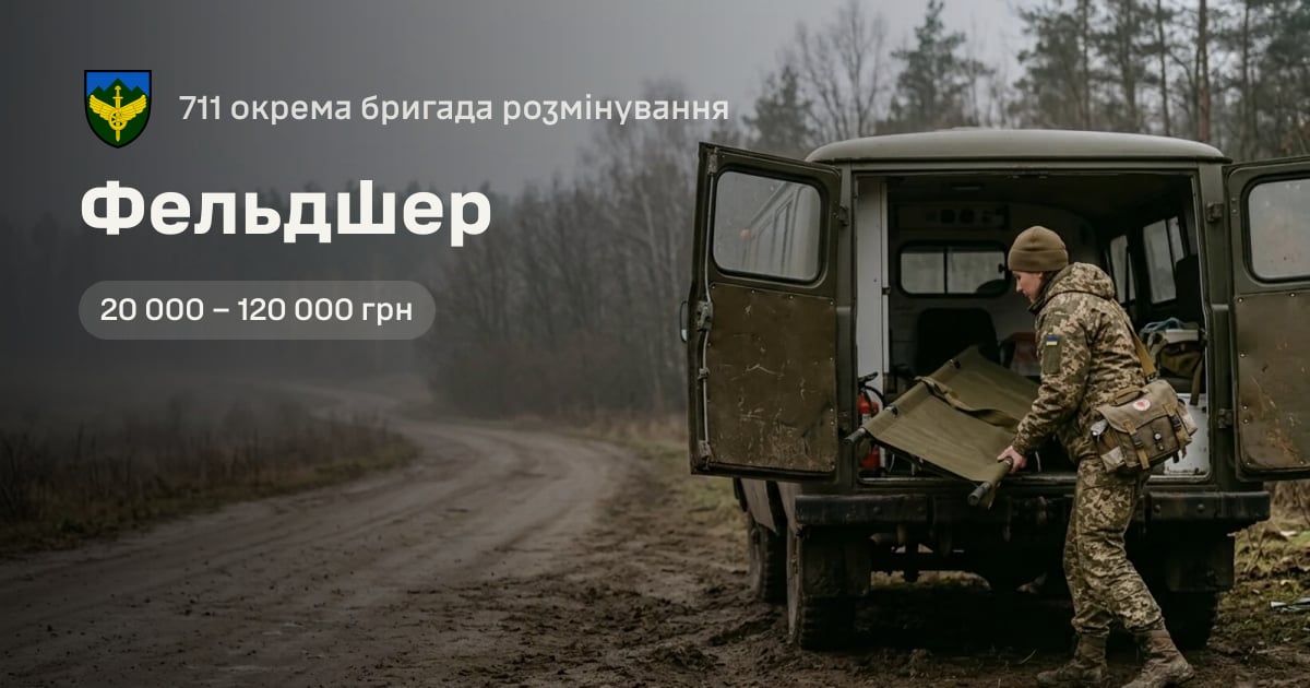 Фельдшер — 711 окрема бригада розмінування