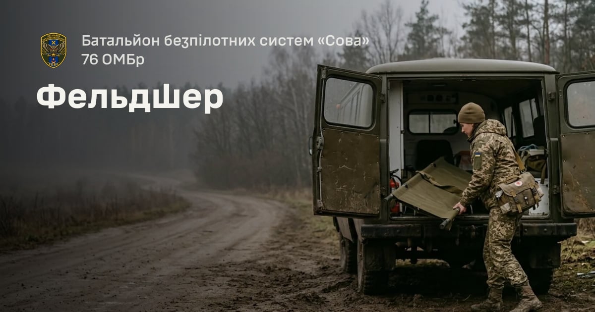 Фельдшер — Батальйон безпілотних систем «Сова» 76 ОМБр