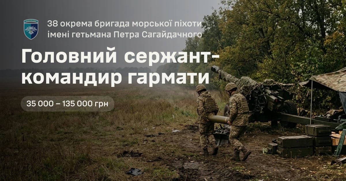 Головний сержант-командир гармати — 38 окрема бригада морської піхоти імені гетьмана Петра Сагайдачного