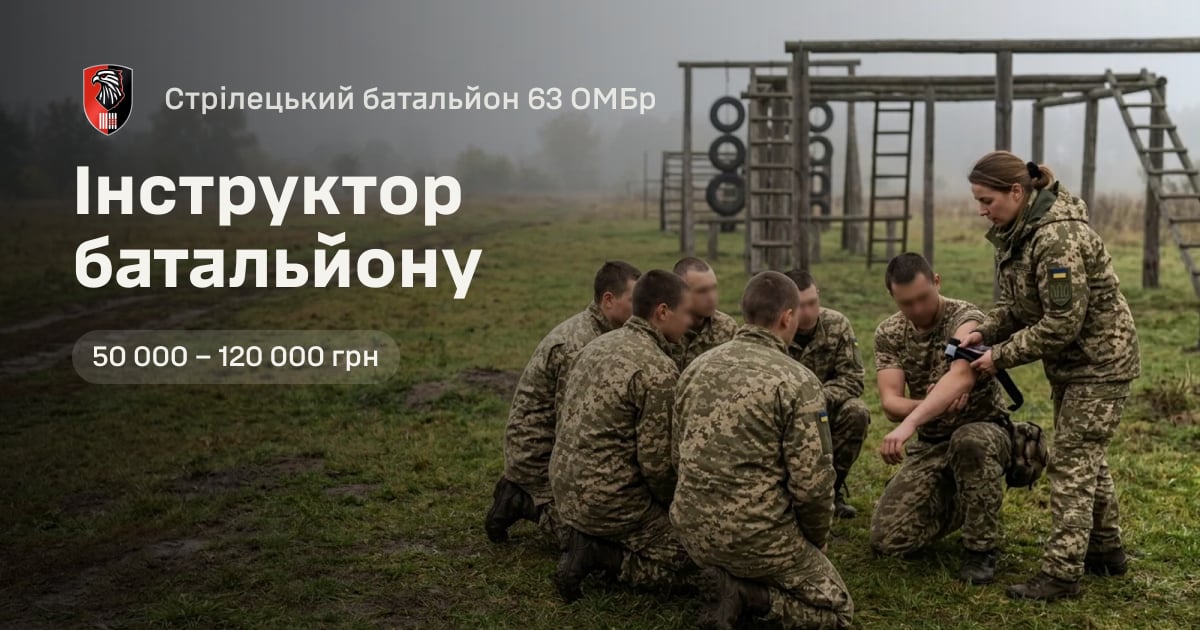 Інструктор батальйону — Стрілецький батальйон 63 ОМБр