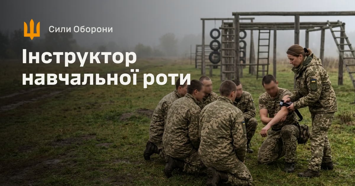 Інструктор навчальної роти — Сили Оборони