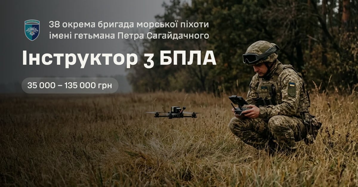 Інструктор з БПЛА — 38 окрема бригада морської піхоти імені гетьмана Петра Сагайдачного