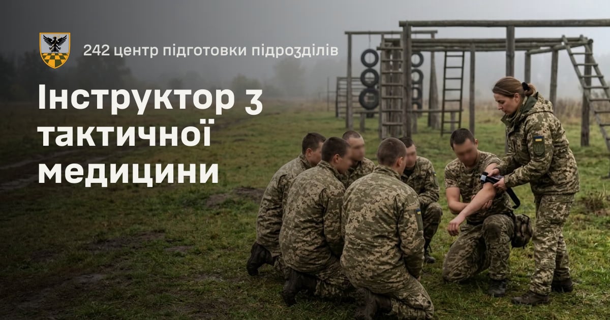 Інструктор з тактичної медицини — 242 центр підготовки підрозділів
