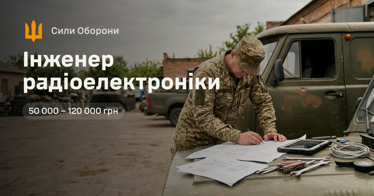 Інженер радіоелектроніки — Сили Оборони
