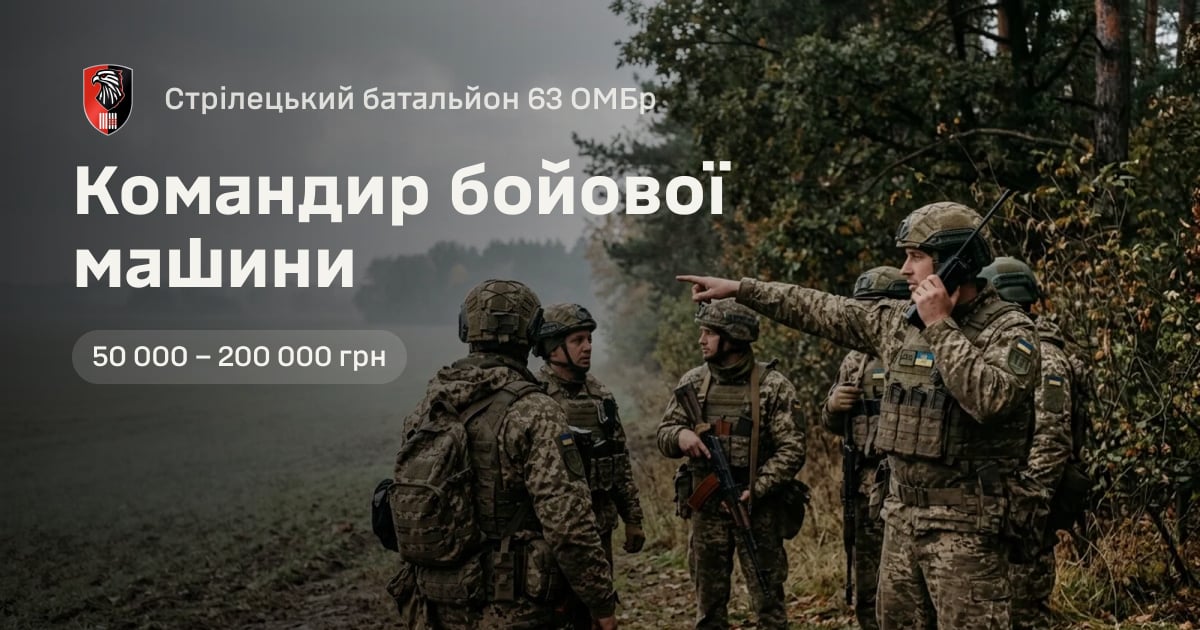 Командир бойової машини — Стрілецький батальйон 63 ОМБр