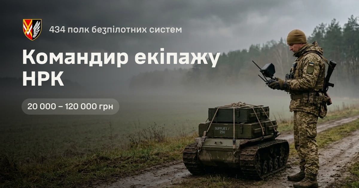 Командир екіпажу НРК — 434 полк безпілотних систем