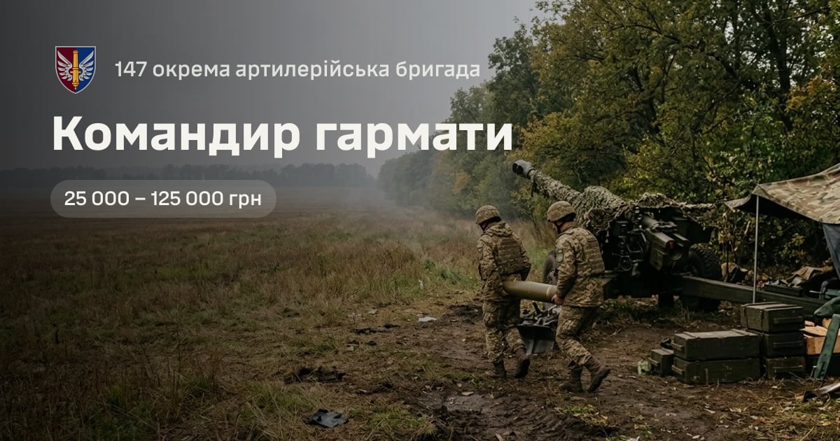 Командир гармати — 147 окрема артилерійська бригада
