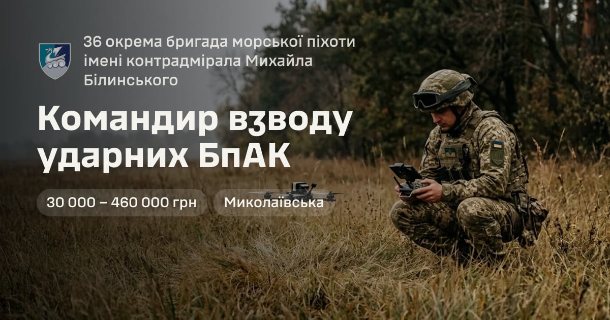 Командир взводу ударних БпАК — 36 окрема бригада морської піхоти імені контрадмірала Михайла Білинського