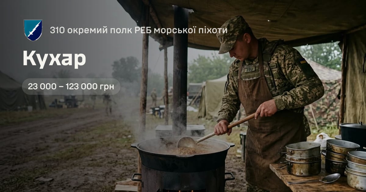 Кухар — 310 окремий полк РЕБ морської піхоти