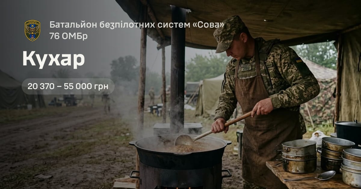 Кухар — Батальйон безпілотних систем «Сова» 76 ОМБр
