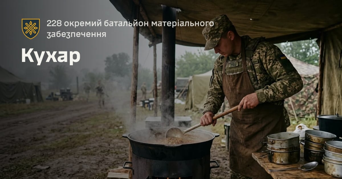 Кухар — 228 окремий батальйон матеріального забезпечення