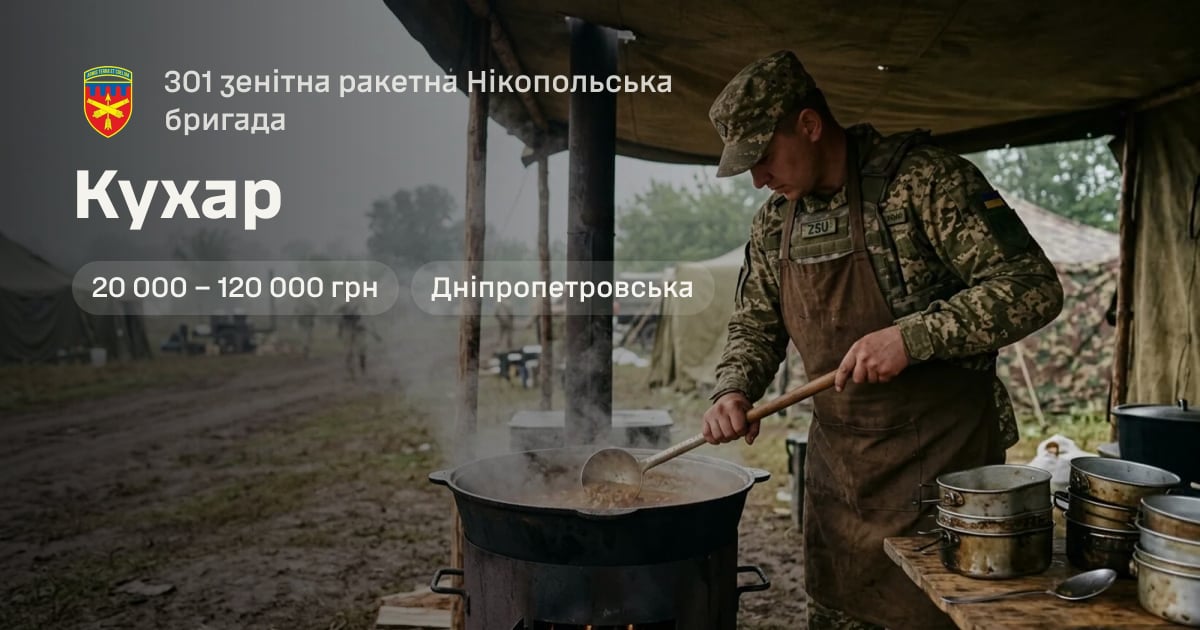 Кухар — 301 зенітна ракетна Нікопольська бригада