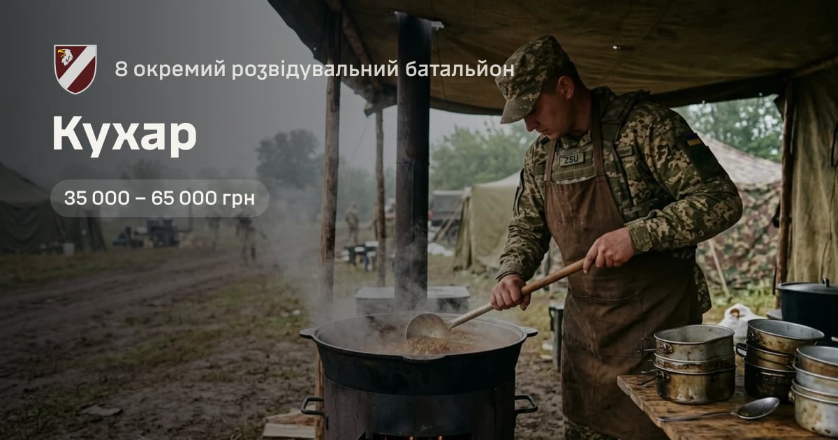 Кухар — 8 окремий розвідувальний батальйон