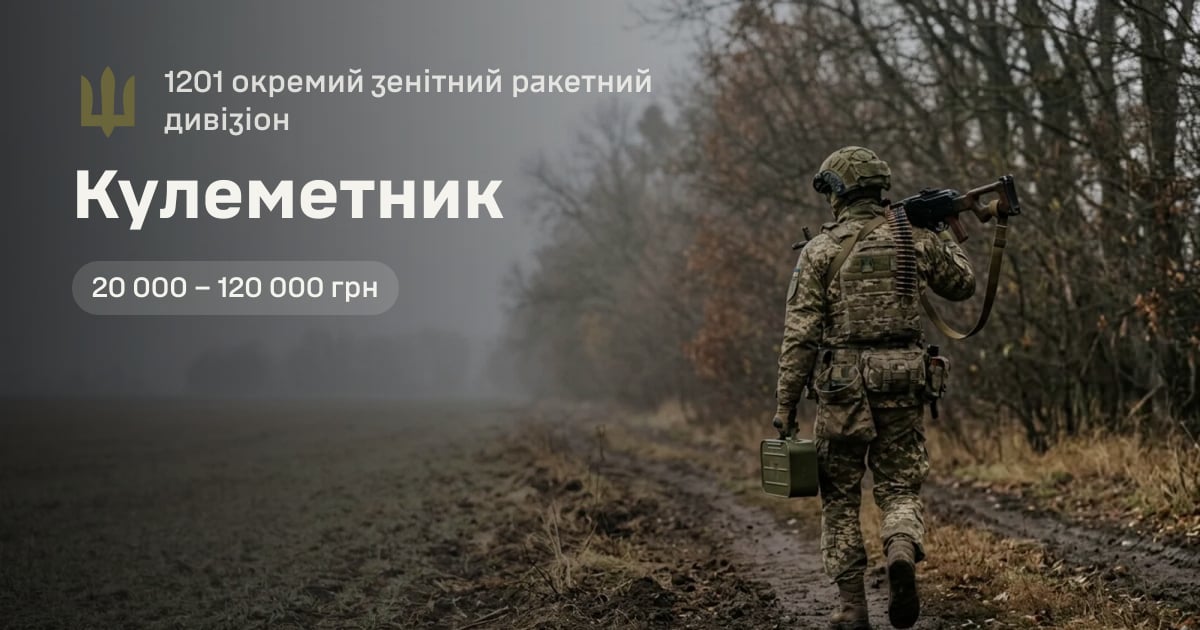 Кулеметник — 1201 окремий зенітний ракетний дивізіон