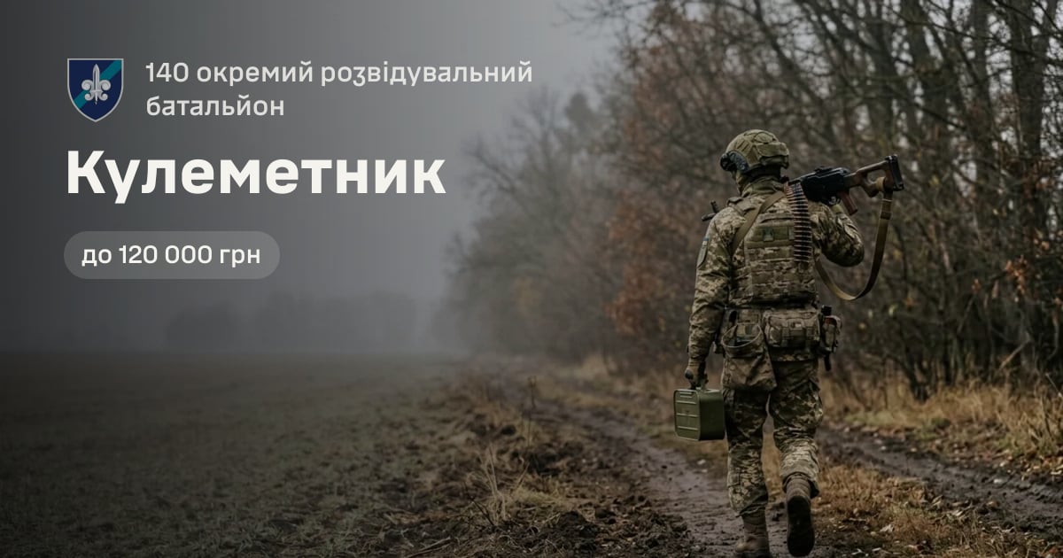 Кулеметник — 140 окремий розвідувальний батальйон