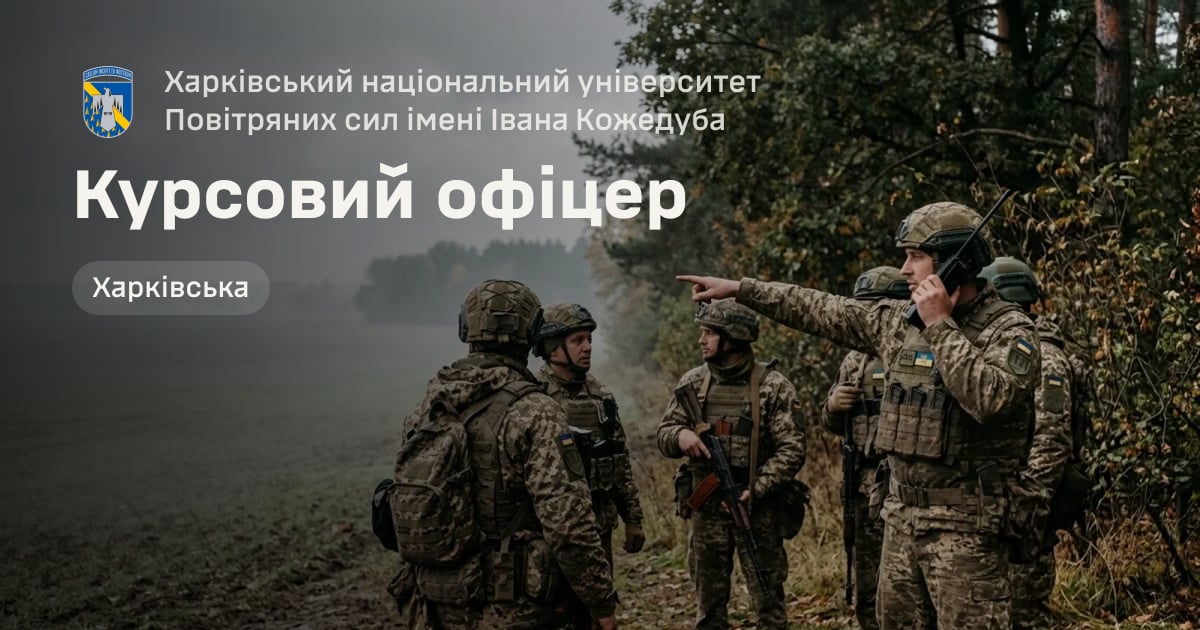 Курсовий офіцер — Харківський національний університет Повітряних сил імені Івана Кожедуба