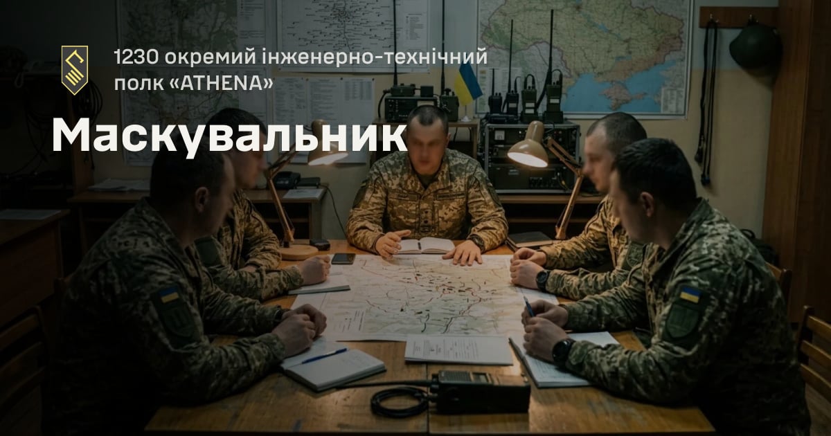 Маскувальник — 1230 окремий інженерно-технічний полк «ATHENA»