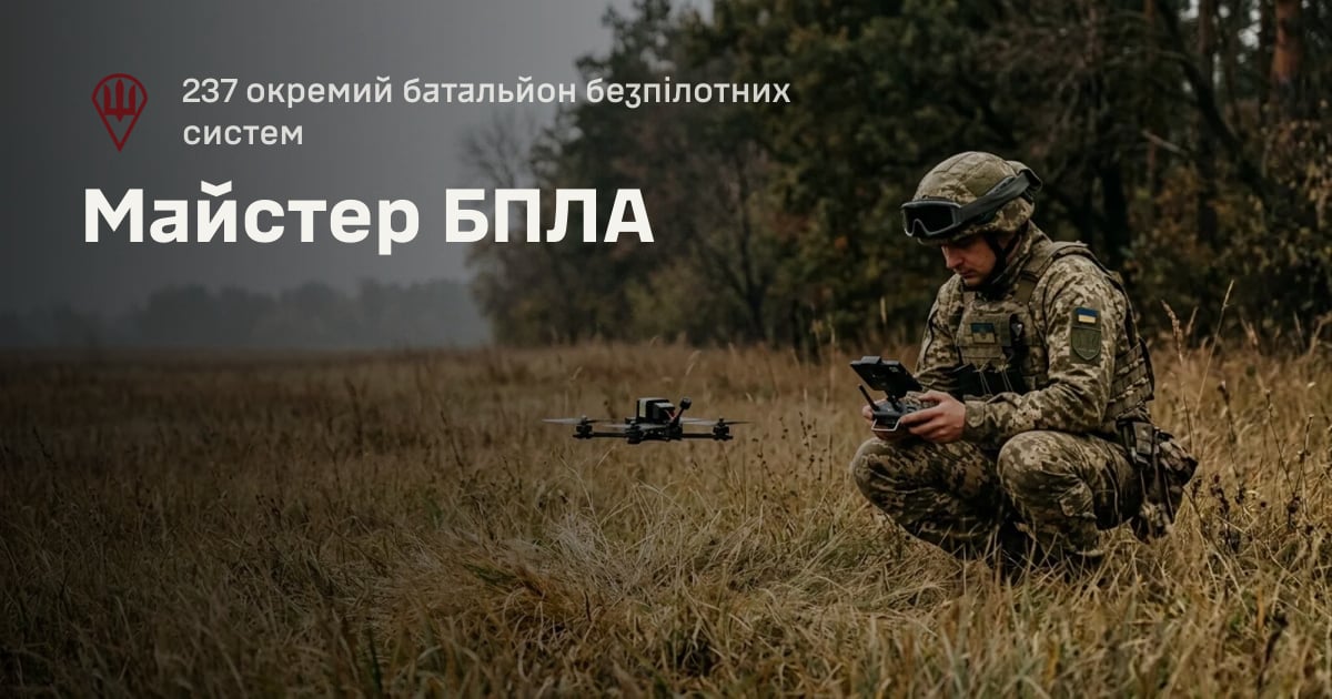 Майстер БПЛА — 237 окремий батальйон безпілотних систем