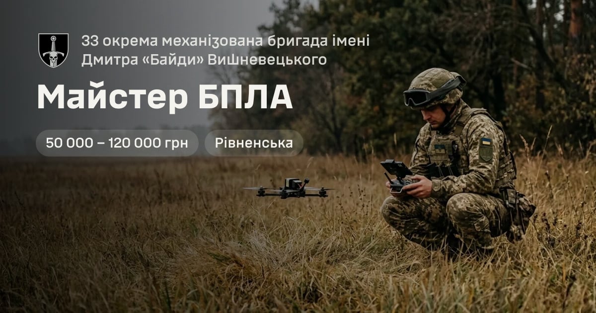 Майстер БПЛА — 33 окрема механізована бригада імені Дмитра «Байди» Вишневецького
