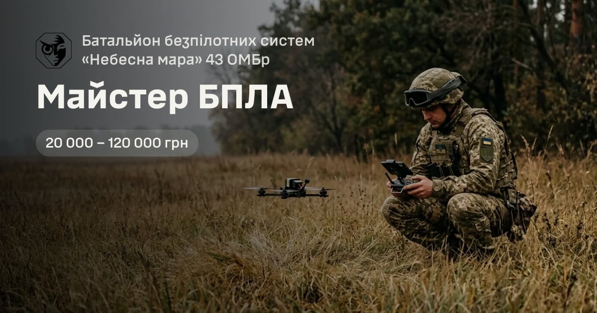Майстер БПЛА — Батальйон безпілотних систем «Небесна мара» 43 ОМБр