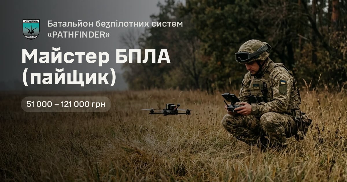 Майстер БПЛА (пайщик) — Батальйон безпілотних систем «PATHFINDER»