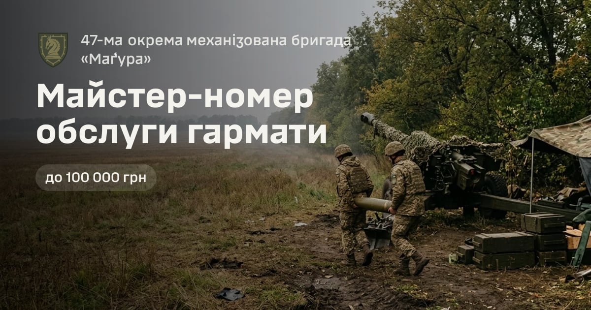 Майстер-номер обслуги гармати — 47-ма окрема механізована бригада «Ма́ґура»