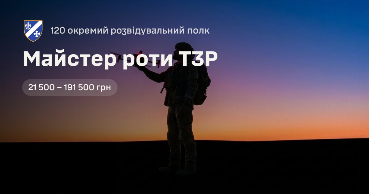Майстер роти ТЗР — 120 окремий розвідувальний полк