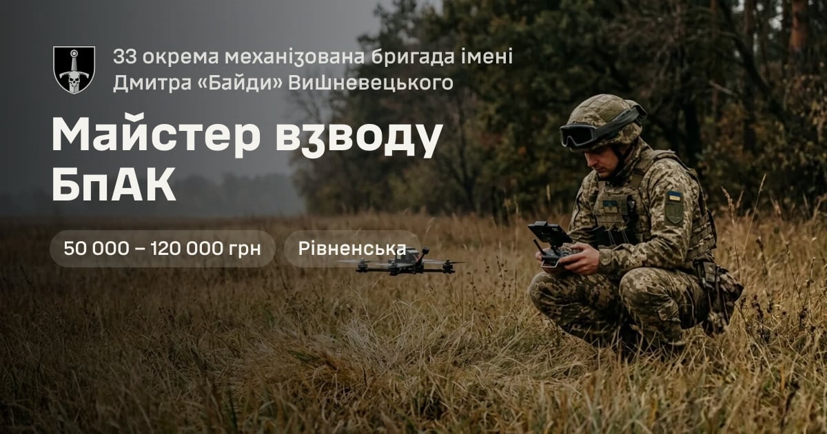 Майстер взводу БпАК — 33 окрема механізована бригада імені Дмитра «Байди» Вишневецького