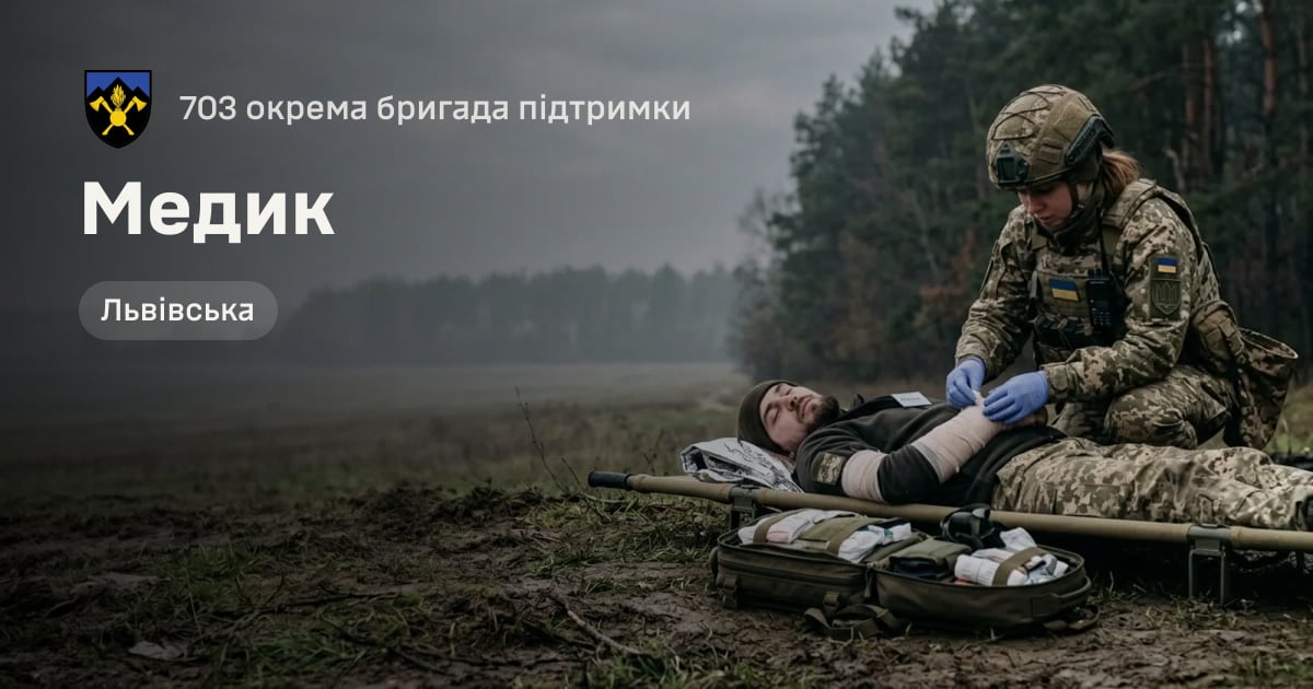 Медик — 703 окрема бригада підтримки