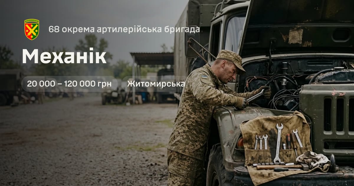 Механік — 68 окрема артилерійська бригада