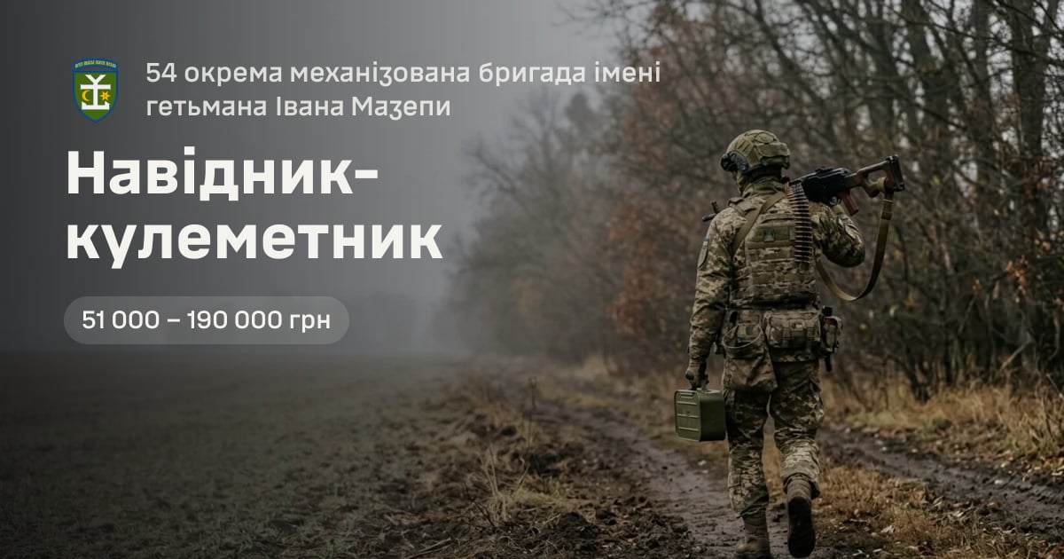 Навідник-кулеметник — 54 окрема механізована бригада імені гетьмана Івана Мазепи