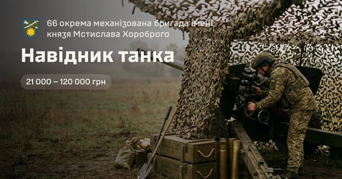Навідник танка — 66 окрема механізована бригада імені князя Мстислава Хороброго